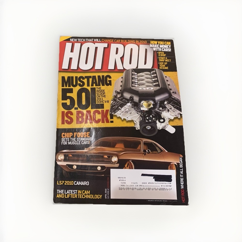 Hot Rod Magazine April 2010 Chip Foose Sets The Standard For Muscle Cars Lifter